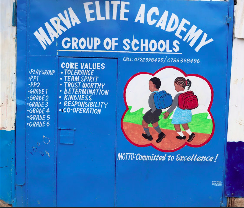 Learners at the playground