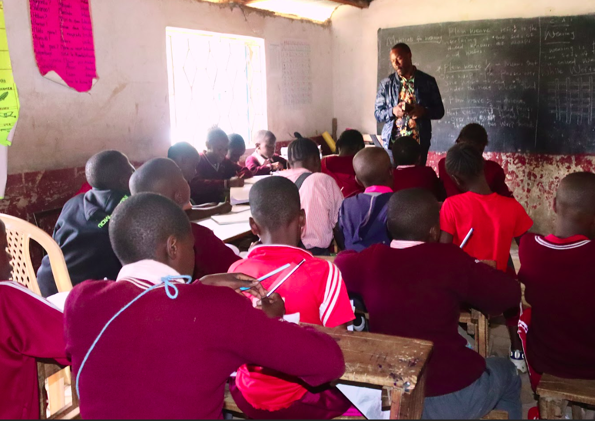 Feeding program in action